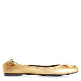 Reva ballet pumps gold   TORY BURCH   Pumps   Flats   Shoes 