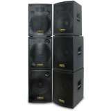 DJ Tech PA Aktiv Boxen Set 6 Teile 4x Subwoofer 2x Monitorvon DJ Tech 