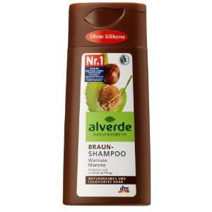 Alverde Braun Shampoo Walnuss Marone, 2er Pack (2 x 200 ml)  
