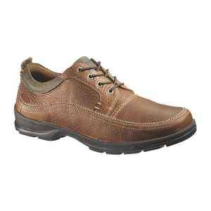 Hush Puppies STATIC Mens Brown Leather Oxford Shoes H101120  