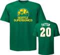 Gary Payton Kelly Green Majestic Hardwood Classic Name and Number 