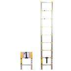 ft. Telescoping Aluminum Extension Ladder with 225 lb. Load 