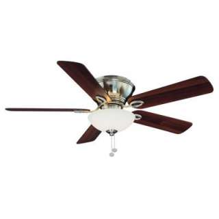 Hampton Bay Adonia 52 in. Brushed Nickel Ceiling Fan AG971 BN at The 