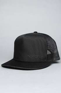 Nixon The Shadow Trucker Hat in All Black  Karmaloop   Global 