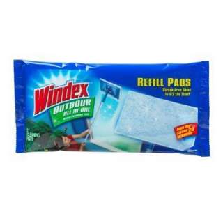 Windex Outdoor All In One Glass Cleaning Refill Pads (9 Case) 70118 at 