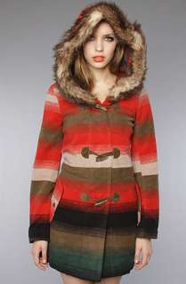 BB Dakota The Griffin Blanket Stripe Coat  Karmaloop   Global 