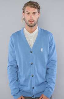 WeSC The Borik Cardigan in Clear Blue Melange  Karmaloop   Global 