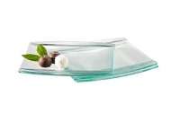 Verso 922267 6er Set Dessertteller Pura, Glas, 20 x 20 cm  