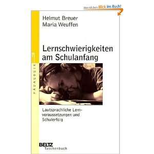   am Schulanfang  Helmut Breuer, Maria Weuffen Bücher