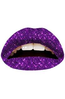 Violent Lips The Violet Glitteratti Lip Tattoo  Karmaloop 