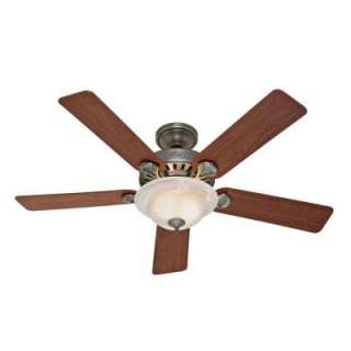 52 in. Insignia Antique Pewter Ceiling Fan 