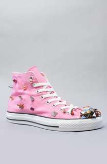 Gasoline Glamour The Cake Studded Sneaker in Hot PinkExclusive 