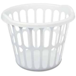 Sterilite 1 Bushel White Round Laundry Basket (12 Per Case) 12578012 