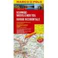 MARCO POLO Karte Schweiz, Westlicher Teil 1200.000 von Mairdumont 