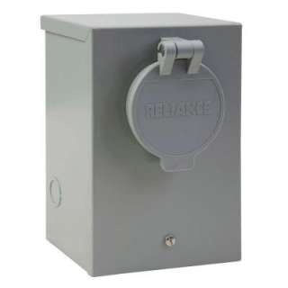   30 AmpPower Inlet Box With Circuit Breaker PR30 