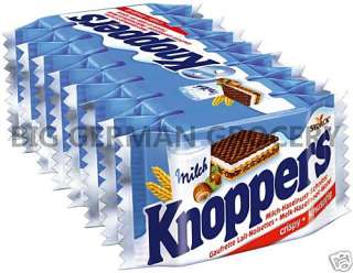 STORCK   KNOPPERS   8 pc   German Chocolate snack  