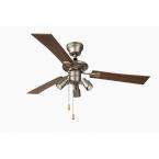    Biscayne 42 in. Brushed Nickel Click In Ceiling Fan 