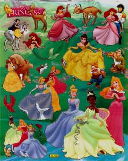 Princess & Frog Tiana Belle Aurora Disney Sticker BL665  