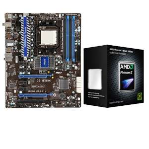 AMD Phenom II 1090T Black Edition Six Core CPU and MSI 890FXA GD65 AMD 