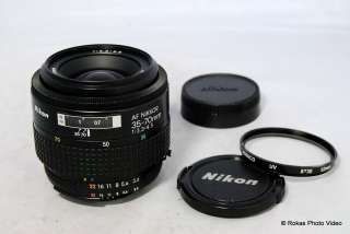   35 70mm f3.3 4.5 lens AF Nikkor auto focus zoom B 018208014743  