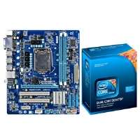 Click to view Gigabyte GA H55M S2V Motherboard and Intel Core i3 550 