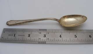 Antique Sterling Silver Flatware Spoon 1922 Engraved  