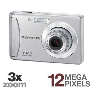 Olympus T 100 Digital Camera   12 Mega Pixels, 3x Zoom, 2.4 LCD 