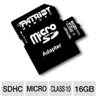 Patriot 16GB Signature Flash MicroSDHC Class 10