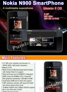 NEW Unlocked Nokia N900 3G 32GB WIFI GPS 5MP QWERTY SmartPhone 