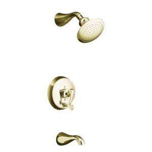   Handle Tub and Shower Faucet Trim in Vibrant French Gold DISCONTINUED