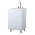 Foremost Manox All in One 24 1/4 in. W Laundry Vanity in White and ABS 