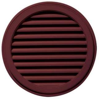 Builders Edge 36 In. Round Gable Vent #078 Wineberry 120033636078 at 