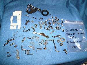 ORIGINAL SINGER TOUCH & SEW 756 SEWING MACHINE ASSORTED PARTS 