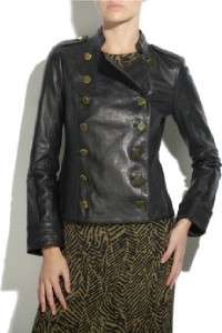 Tory Burch Black Leather William Jacket $995 NWT 12  