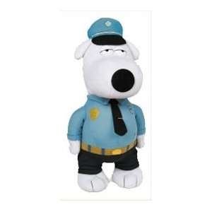 Family Guy Plüschfigur Hund Brian als Police Dog 22 cm Plüsch 