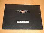   Bentley Continental R sales brochure catalog 1991 British England
