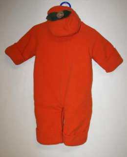 Baby Gap Fleece Bunting Halloween Boy Girl sz 3 6 m  