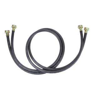 Whirlpool 10 Ft. Black Rubber Washer Hose   2 Pack 8212656RP at The 