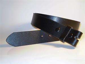 Black Leather Snap On Belt For Buckle XXLarge 44 46 2XX  