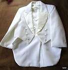 white tux jacket used  