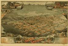 Antique Historic Panoramic Maps of AZ NV NM & UT on CD  