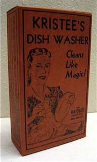 Kristees Dish Washer Akron Ohio Rustic Wood Box Sign  
