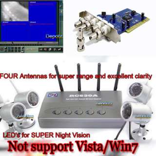 Wireless Surveillance Outdoor Home Security DVR Cameras  