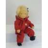 Schatzi Puppe von Heidi Hilscher blond mit roter Kleidung