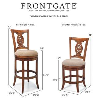   Rooster Swivel Barstool cream Bar Height 30 stool chair fabric  