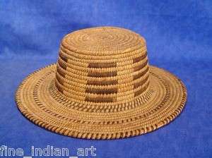 Authentic Papago/Tohono O Odham Basketry Hat c.1920  