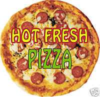 Pizza Pie Slice Italian Concession Fast Food Decal 9  