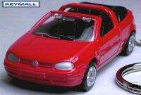 KEYCHAIN 93~2002 RED VW GOLF CABRIO LLAVERO БРЕЛОК 