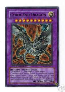YuGiOh Promo Shrink, Cyber End Dragon, and 3 packs  