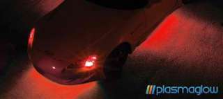 NEW UNDER CAR UNDERBODY NEON GLOW LED LIGHTS FLEXIBLE 4 TUBE KIT BLACK 